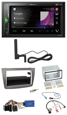 Pioneer MP3 DAB Lenkrad 2DIN Bluetooth Autoradio für Alfa Romeo Mito 13-18 955 I - Bild 1 von 4