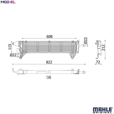 RADIATOR ENGINE COOLING CR 2636 000P FOR MERCEDES-BENZ E-CLASS/T-Model CLS 2.0L - Image 1 of 4