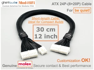 ⚡️ATX 24-Pin Cable for be quiet! Dark Straight Pure Power Zone-📏30cm / 12 inch - Picture 1 of 6