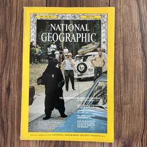National Geographic May 1972 Yellowstone's Hundredth Birthday Bear - Imagen 1 de 3