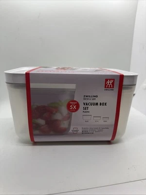 ZWILLING Fresh & Save 3-pc Food Storage Containers with Lids Meal Prep Container