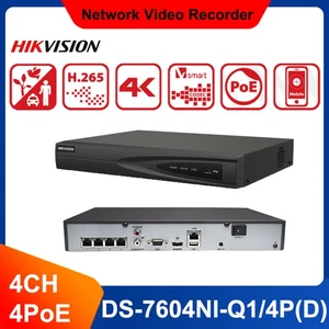 Hikvision NVR 4K 4CH POE Network Video Recorder H.265+ DS-7604NI-Q1/4P(D) 1SATA - Picture 1 of 7