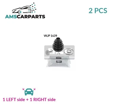 CV JOINT BOOT KIT PAIR WHEEL SIDE FRONT VKJP 1439 SKF 2PCS NEW OE REPLACEMENT - Image 1 of 4