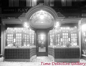 Kay Jewelry Store at Christmas, Washington, DC - 1920s - Historic Photo Print - Picture 1 of 1