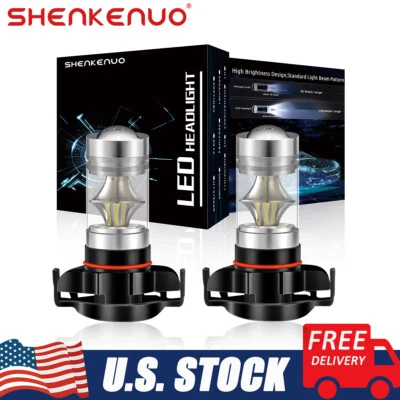 Bombilla antiniebla LED blanca 6000K para Jeep Patriot 2010 2011 2012 2013 2014-2017 2X Foto 1 de 4