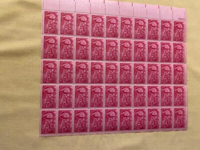 Scott # 931 Roosevelt & Little White House US Mint Stamp Sheet Of 50 NH OG - Image 1 of 2