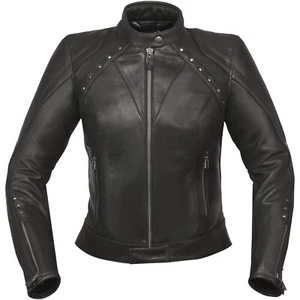 Modeka Damen Motorrad Jacke Jessy Gem Lady Gr. 44 Lederjacke mit Nieten - Bild 1 von 4