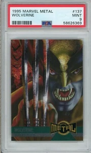 1995 Marvel Metal #137 Wolverine PSA 9 - Picture 1 of 2