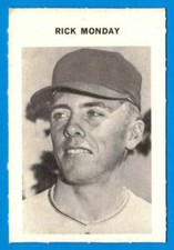 1972 Milton Bradley RICK MONDAY (ex) Chicago Cubs
