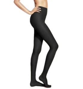 Womens black semi opaque tights with gusset 40 Denier by Aurellie - Picture 1 of 2
