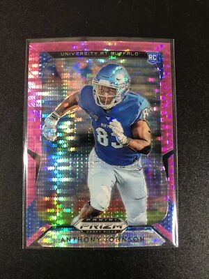 2019 Panini-Prizm Draft Picks Anthony Johnson. PINK PULSAR (RC)#117. (1a) - Image 1 of 4