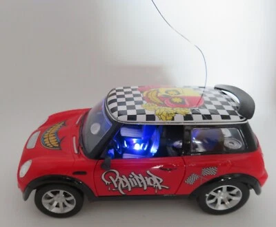Rara Drift Cross Country Austin Mini Cooper Radio Controllo 27MHZ R/C 1/16 IN - Immagine 1 di 4