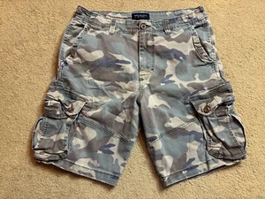 Vintage Y2K 2000s American Eagle Shorts Cargo Woodland Camouflage Military 34 - Picture 1 of 5