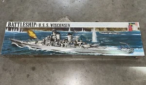 Revell Model Kit 1969 #H-352:200 Battleship USS Wisconsin Sealed - Picture 1 of 3