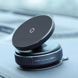 F# For Magsafe Magnetic Vacuum Car Phone Holder 360 Rotation for iPhone (Black) - Zdjęcie 1 z 8