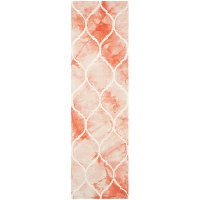 SAFAVIEH Dip Dye DDY685K Handmade Orange / Ivory Rug - Image 1 of 4