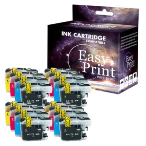 Cartucho de tinta 16PK LC75 para Brother DCP-J940N-W MFC-J825N MFC-J955DN MFC-J625DW - Imagen 1 de 1