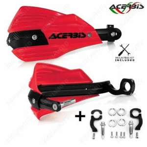 PAIR OF ACERBIS X-FACTOR RED GAS GAS 160 CONTACT JT16 HANDGUARDS 1994-1995 - Picture 1 of 5