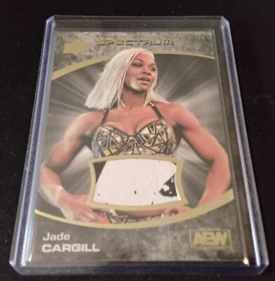 2021 Upper Deck AEW Spectrum Dark Memorabilia #58 Jade Cargill ( RC ) 11/25 - Image 1 of 2