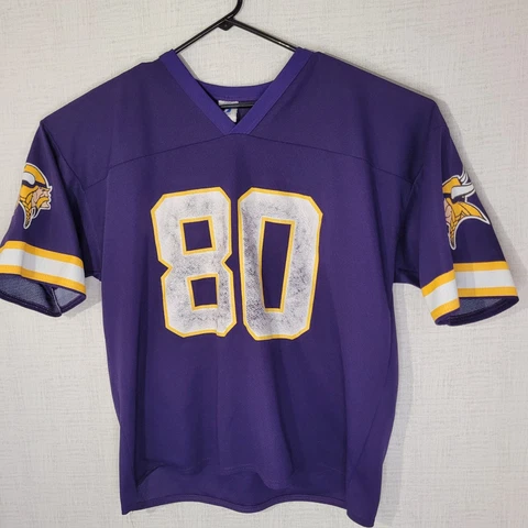 Cris Carter Logo 7 Vikings Jersey Mens Size XL Vintage 90's Cover