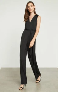 Bcbg Max Azria Cahya Tie-Waist Black Jumpsuit Size S Small NWT $298 - Picture 1 of 3