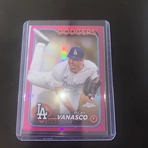 2024 Topps Chrome Update #USC60 Magenta Refractors Ricky Vanasco /399 - Picture 1 of 4