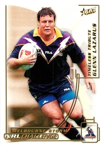 2002 Melbourne Storm NRL Select Challenge Timeless Tribute Card - Glenn Lazarus - Picture 1 of 3