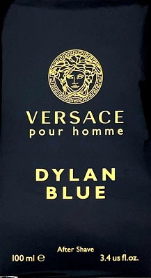 VERSACE DYLAN AZUL LOCIÓN PARA DESPUÉS DEL AFEITADO PARA HOMBRE 3,4 OZ / 100 ml ¡¡ARTÍCULO NUEVO!!! Foto 1 de 4