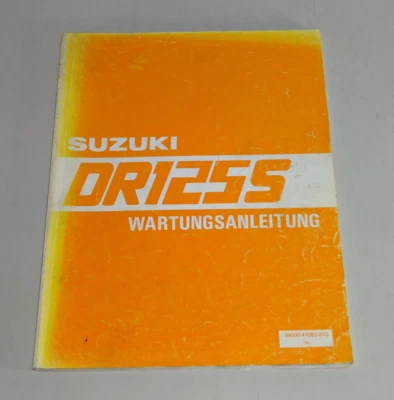Werkstatthandbuch / Wartungsanleitung Suzuki DR 125 s - Ausgabe 1990 - Bild 1 von 4