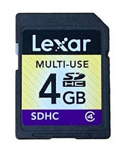 Genuine Lexar 4GB SDHC Secure Digital Memory Card SD Nintendo 3DS