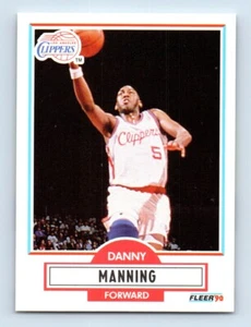 1990-91 Fleer Danny Manning Los Angeles Clippers #87 - Picture 1 of 2