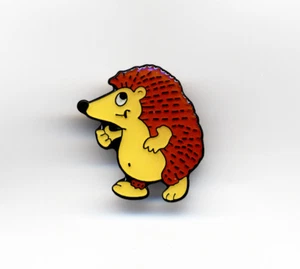HEDGEHOG ENAMEL PIN BADGE ITEM 1 - Picture 1 of 1