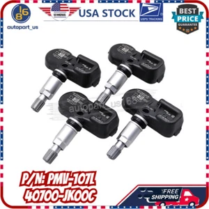 Complete For Nissan Infiniti Tire Pressure Sensors 315MHz TPMS Kit PMV107L 4PCS - Picture 1 of 9