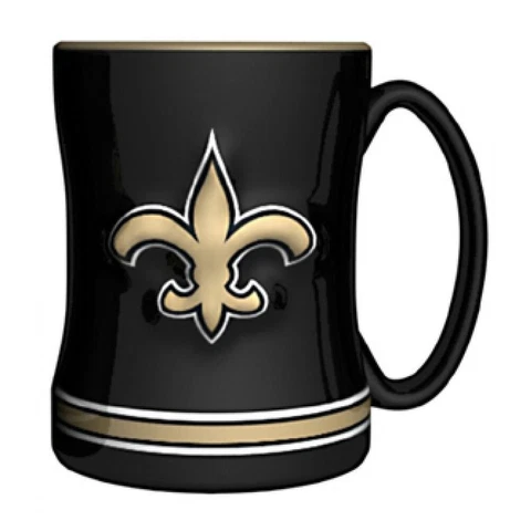 New Orleans Saints Relief Coffee Mug Cover