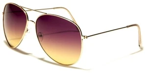 New - Polarized UV400 - Oversized Metal Multi-Colored Aviator Sunglasses - Picture 1 of 6