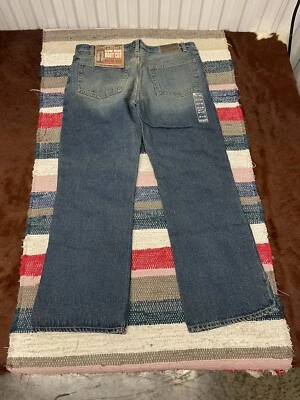 NEW NWT Steve Barrys Red Star Womens Blue Jeans Low Rise Stretch Boot Cut 37x30” - Image 1 of 4