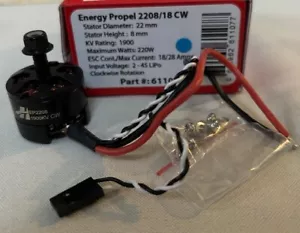 HiTec #61107: Energy Propel 2208/18 CW Brushless Motor w/Integrated Speed Cont. - Picture 1 of 1