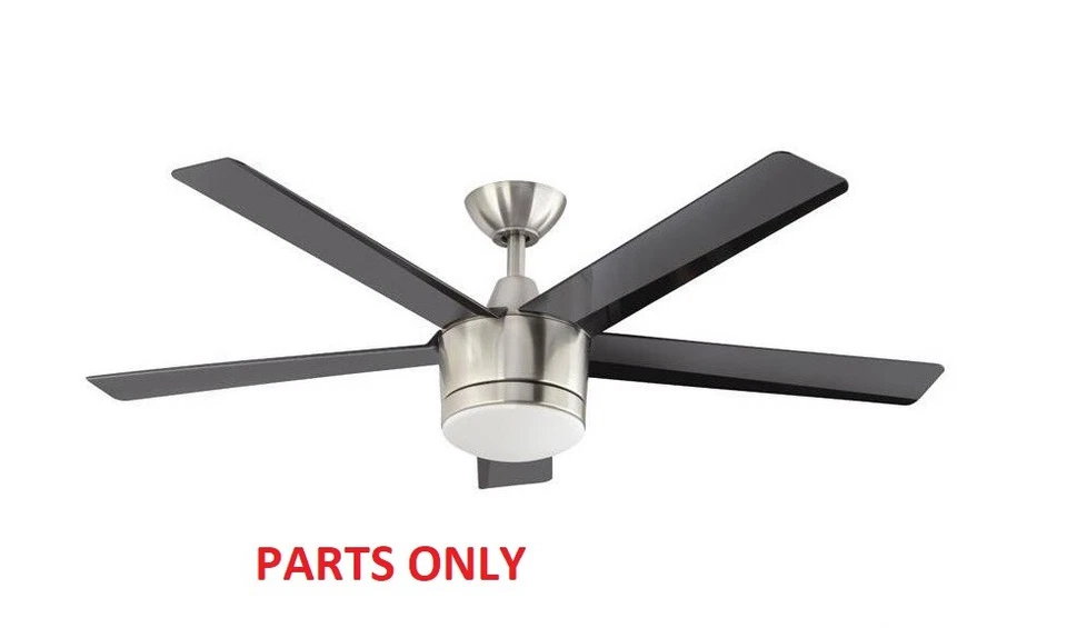 Merwry 52 in. LED Indoor Brushed Nickel Ceiling Fan Replacement Parts PARTS ONLY - Image 1 of 1