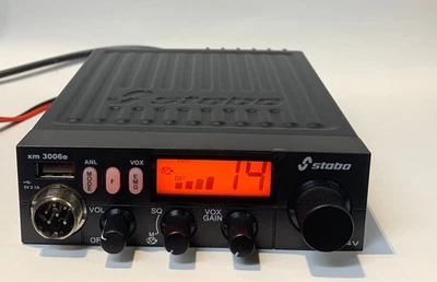 Stabo xm 3006e VOX 12/24V CB-Mobilfunkgerät - Schwarz - Bild 1 von 4