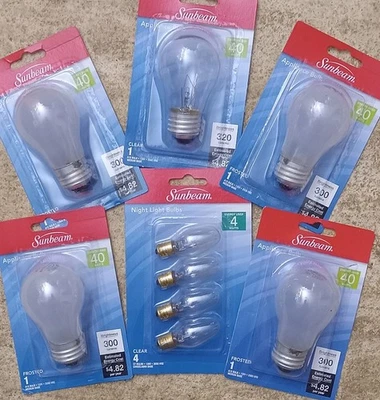 9 lâmpadas - pacote de variedade - NÃO LED - Imagem 1 de 3