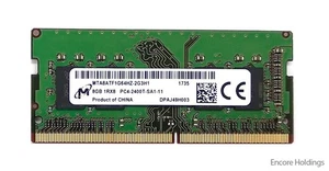 8gb 1.2v 2400mhz Pc4-19200 260-pin Ddr4 Laptop Sodimm Ramm MTA8ATF1G64HZ-2G3H1 - Picture 1 of 1