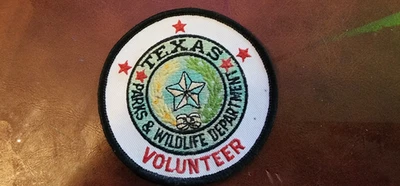 JUREKA! Treasures - Texas Parks & Wildlife 3.5" Parche de Voluntarios, Estrella y Corona Foto 1 de 2