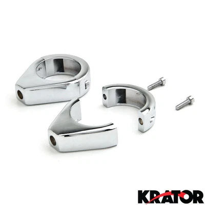 Abrazadera de horquilla de señal de giro 41 mm para Harley Davidson Softail Cross Bones Deuce Rocker Foto 1 de 4