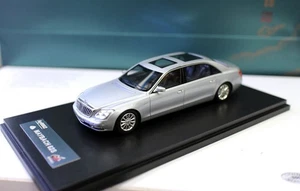 1/43 Scale Maybach 62S Silver Diecast Car Model Toy Collection Gift NIB - Picture 1 of 7