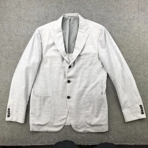 Kiton Blazer Mens 54R (US 44R) Gray Cashmere Silk Sport Coat Unstructured Italy* - Picture 1 of 24