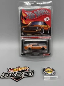 2021 HOT WHEELS RLC 70 MUSTANG BOSS 302 IN HAND HOTWHEELS 21 CLUB CAR EXCLUSIVE - Picture 1 of 2