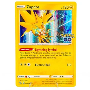 Pokemon - Zapdos - 029/078 - Holo Rare - Pokemon Go - NM/M - Picture 1 of 2