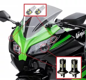 Kawasaki Ninja 300 EX300 KRT LED SET Headlight Pilot Park Lights T10 2012-2019 - Picture 1 of 1