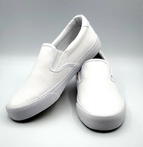 Lugz Clipper Slip On Sneakers Casual White  Mens size 8 medium - Picture 1 of 12