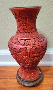 中国雕漆花瓶| eBay